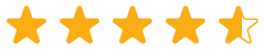 Average rating 4.7/5